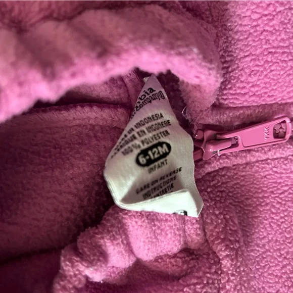 Columbia Fuchsia and Navy Kids Bodysuit - Picture 2 of 4